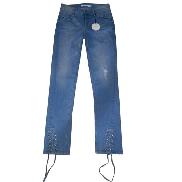 NWT Tularosa "Sage Lace Up Grommet" Jean Size 26 - Picture 1 of 5